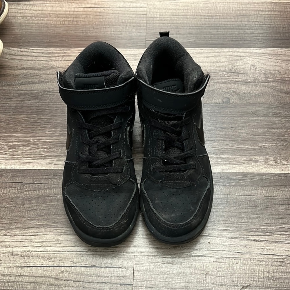 No long fits my son, SIZE 13 KIDS ALL BLACK NIKE SNEAKERS